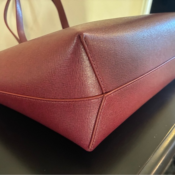 Mansur Gavriel Claret small zip Tote - Picture 10 of 12